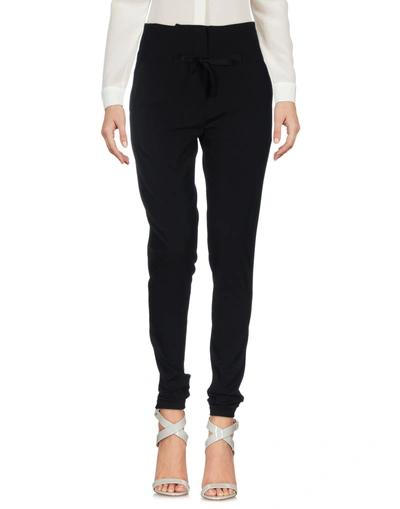 Shop Isabel Benenato Casual Pants In Black