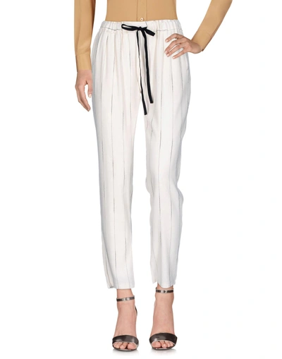 Shop Bonsui Casual Pants In Ivory