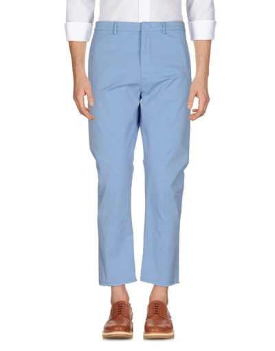 Shop Pence Casual Pants In Sky Blue