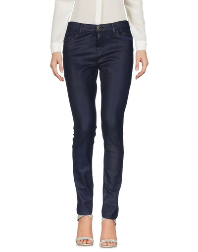 Shop Twinset Twin-set Jeans In Dark Blue