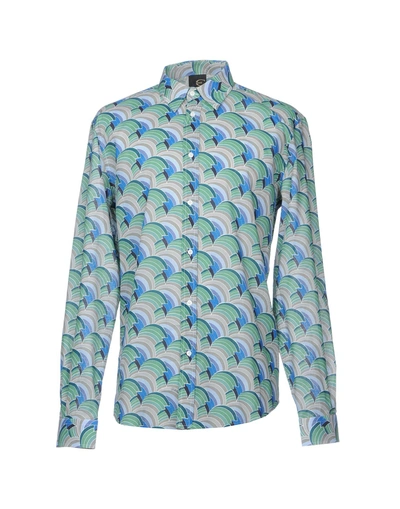 Shop Just Cavalli Shirts In Green