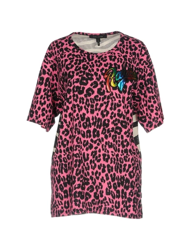 Shop Marc Jacobs T-shirt In Fuchsia