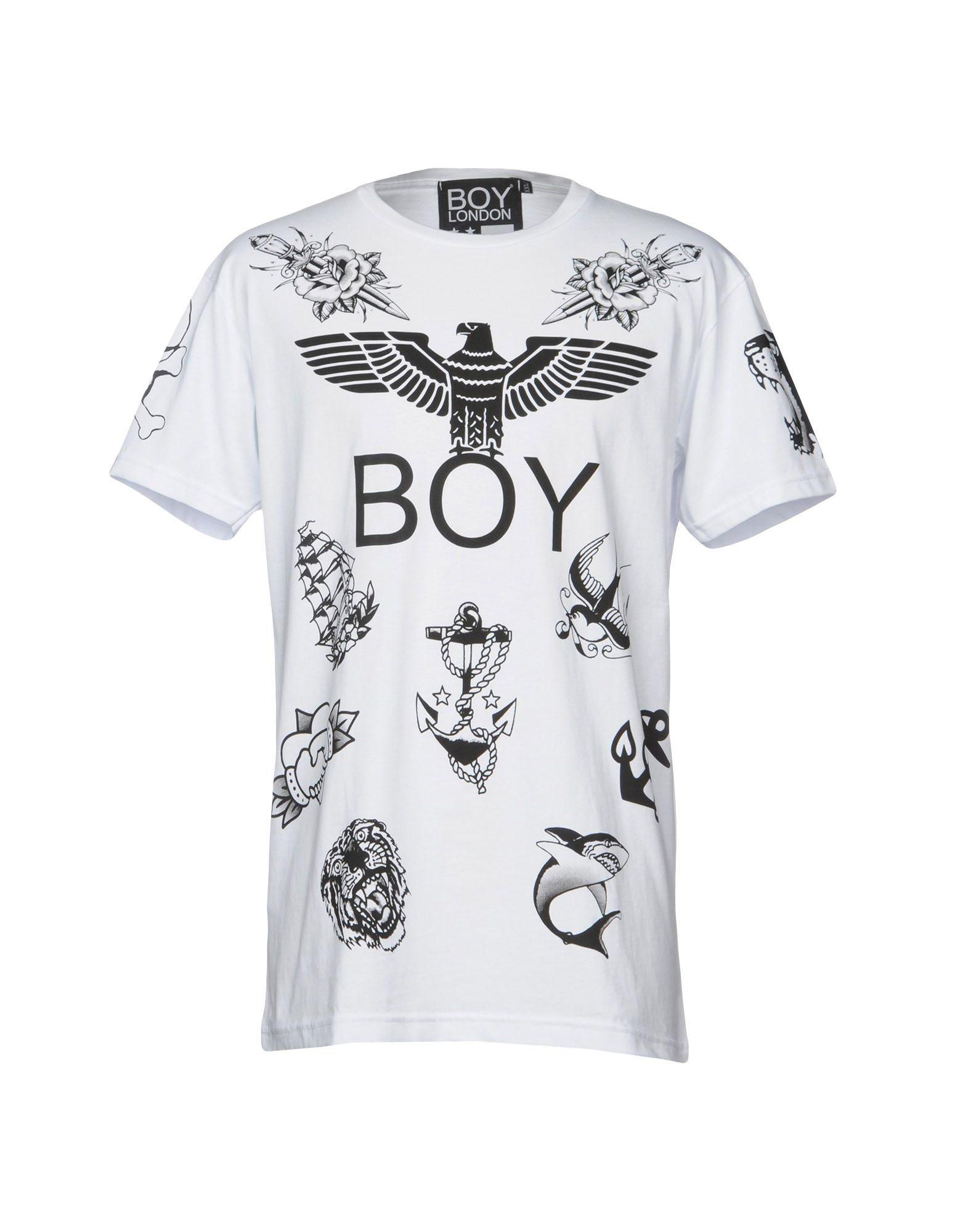 Boy London T-shirts In White | ModeSens