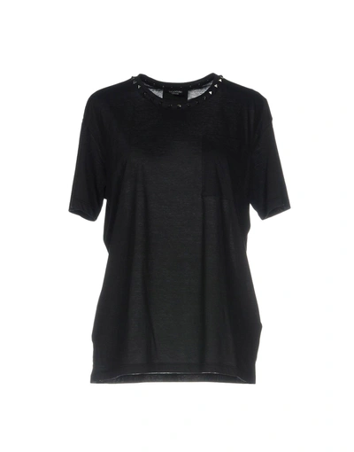 Shop Valentino T-shirts In Black