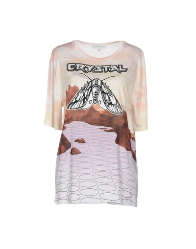 Shop Carven T-shirt In Light Pink