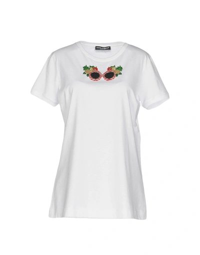 Shop Dolce & Gabbana T-shirts In White