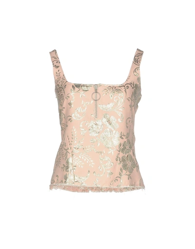 Shop Marques' Almeida Top In Pink