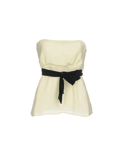 Shop Red Valentino Tube Top In Ivory