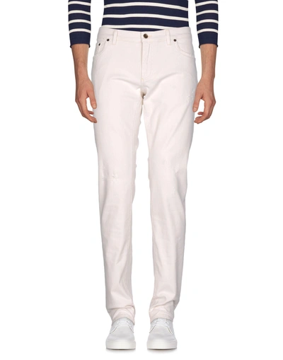 Shop Dolce & Gabbana Jeans In Ivory