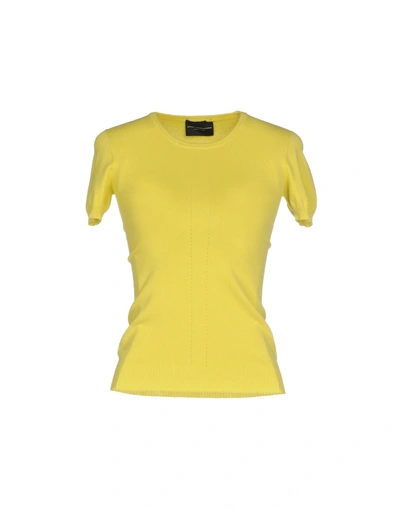 Shop Atos Lombardini Sweater In Yellow