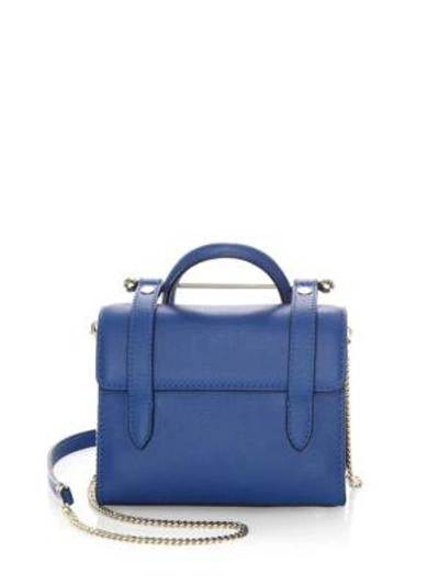 Shop Strathberry Leather Crossbody Bag In Water