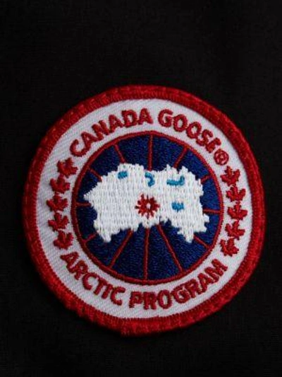 Shop Canada Goose Hanley Down Filled Bomber Jacket In Black