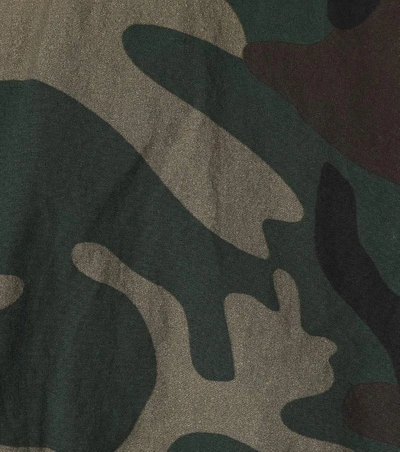 Shop Yeezy Camouflage Coat (season 5) In Green