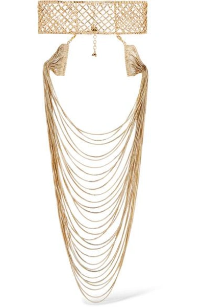 Shop Rosantica Aquilone Gold-plated Necklace In One Size