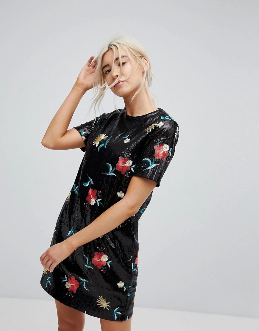 new look sequin dress