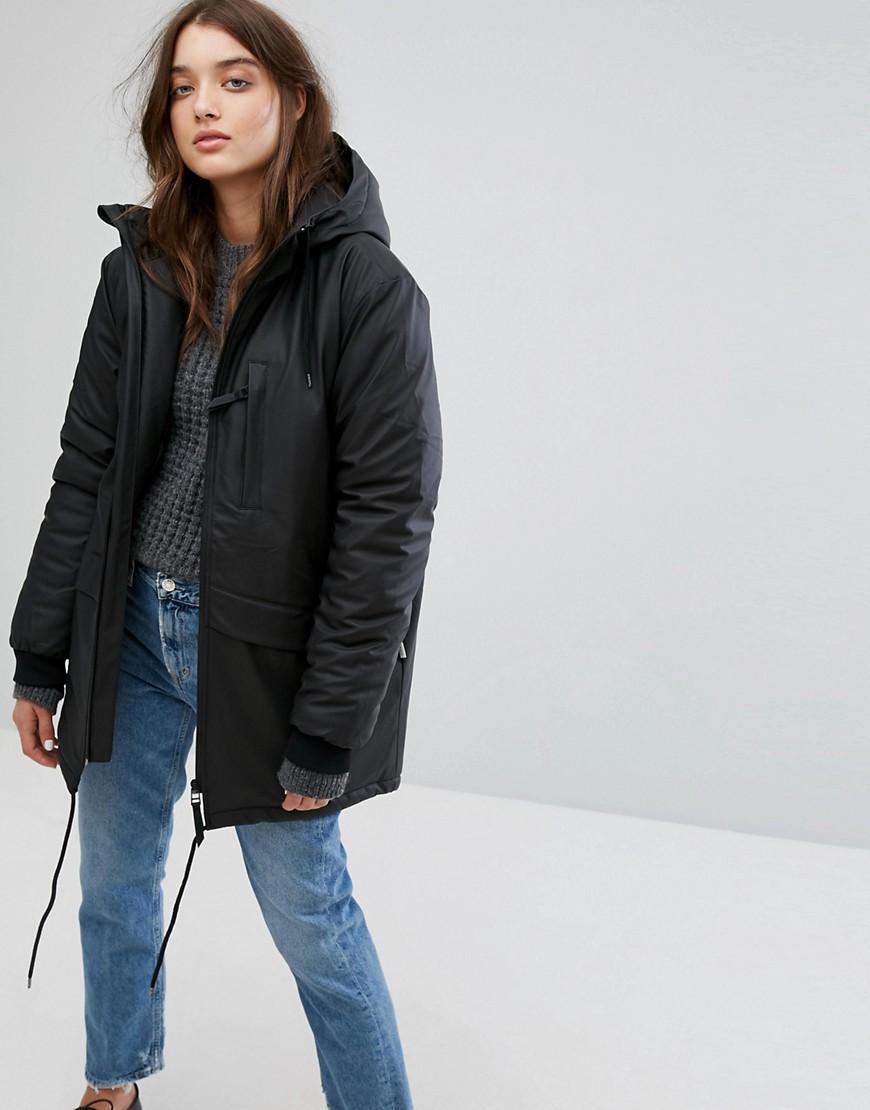 lined waterproof parka