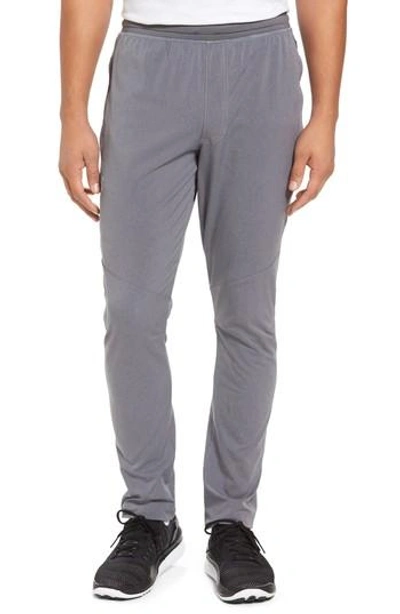 Shop Under Armour Fitted Woven Training Pants In Grey