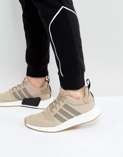 Shop Adidas Originals Nmd R2 Sneakers In Beige By9916 - Beige