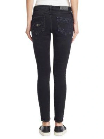 Shop The Alchemist Gina Less Loaded Rings Skinny Jeans In Black