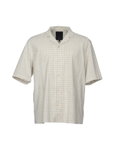 Shop Suit Checked Shirt In Ivory