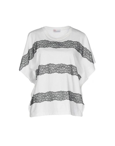 Shop Red Valentino T-shirts In White
