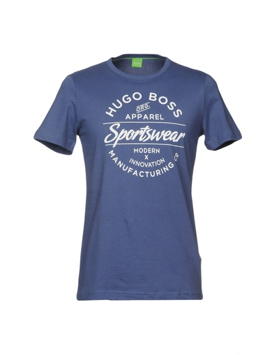 Shop Hugo Boss T-shirt In Dark Blue
