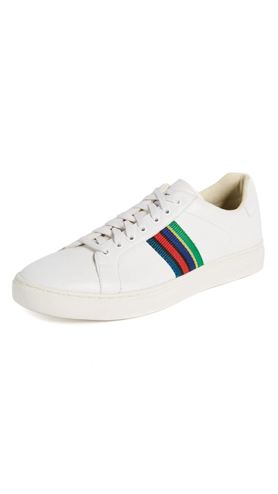 Ps By Paul Smith White Lapin Stripe Sneakers | ModeSens