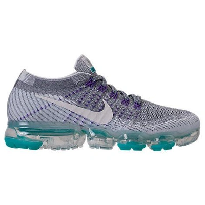 Shop Nike Women's Air Vapormax Flyknit Running Shoes, Grey