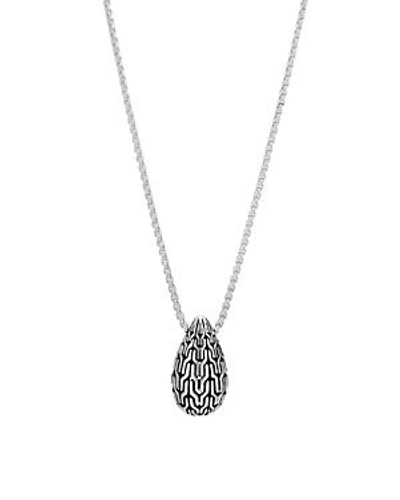 Shop John Hardy Sterling Silver Classic Chain Pendant Necklace, 16
