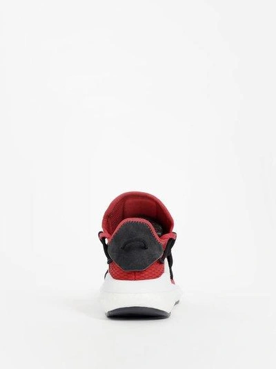 Shop Y-3 Men's Red Kusari Sneakers