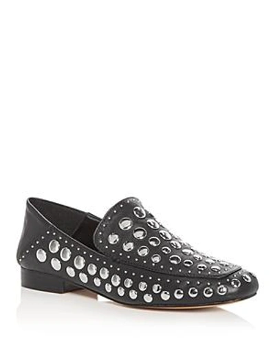 Shop 1.state Women's Flintia Embellished Leather Apron Toe Loafers In Black