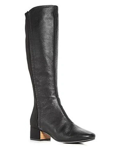 Shop Gentle Souls Women's Ella-setti Leather & Suede Block Heel Boots In Black