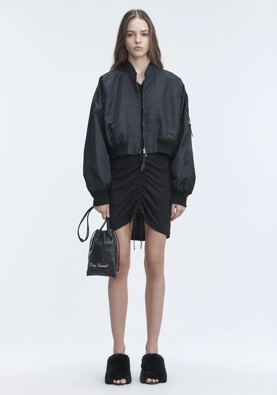 Shop Alexander Wang Nylon Twill Jacket In Black