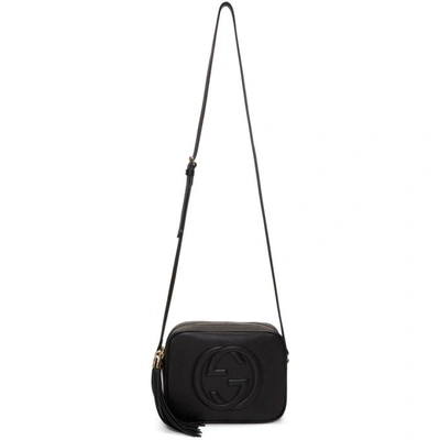 Shop Gucci Black Small Soho Camera Bag In 1000 Black