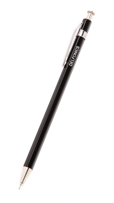 Shop Delfonics Wood Ballpoint Pen In Black