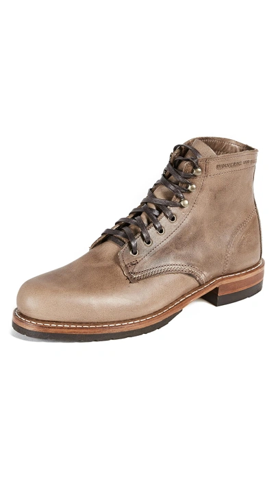 Shop Wolverine 1000 Mile Evans Boots In Stone