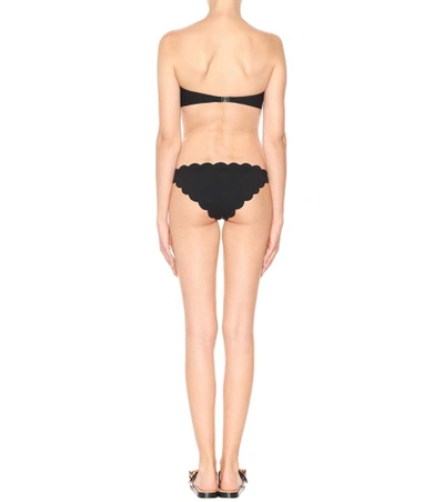 Shop Marysia Antibes Bandeau Bikini Top In Black