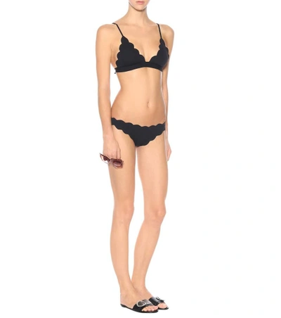 Shop Marysia Santa Clara Bikini Top In Black