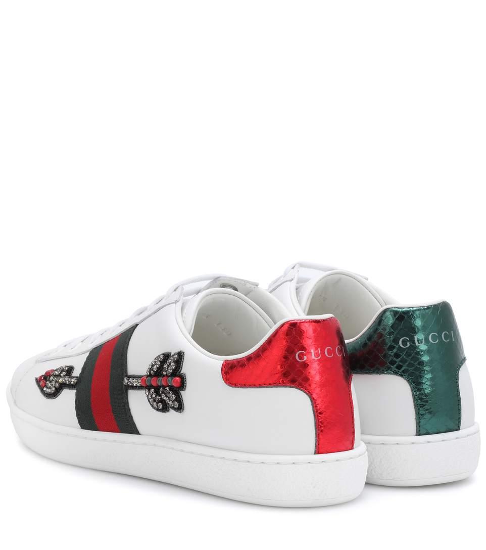 gucci shoes with arrow