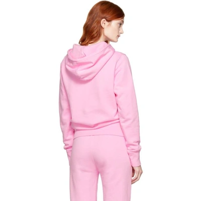 SSENSE Exclusive Pink 'Save The Planet' Hoodie 
