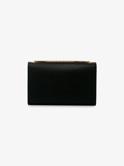 Shop Saint Laurent Black Kate Medium Leather Shoulder Bag