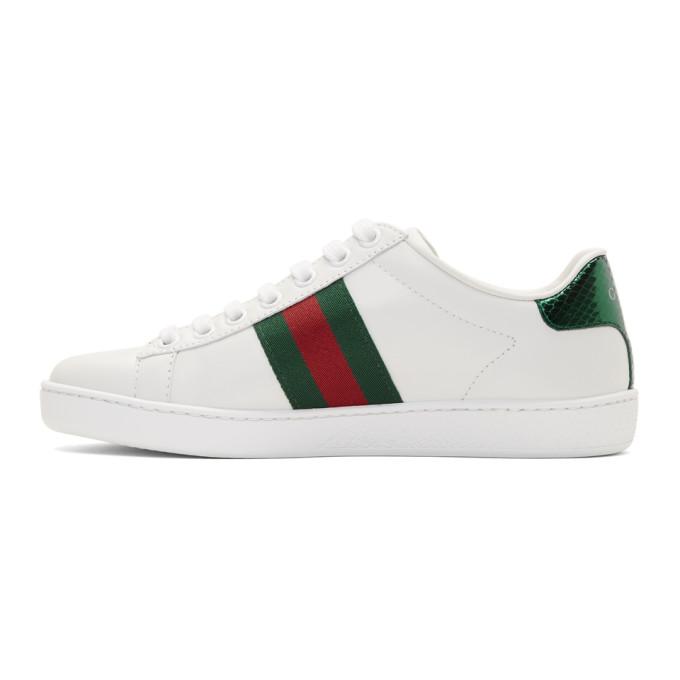 gucci sneakers white bee