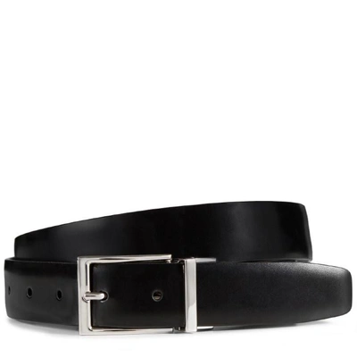 Shop Tod's Leather Belt In Brown,black