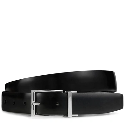 Shop Tod's Leather Belt In Blue,black