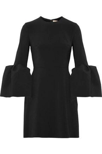 Shop Roksanda Hadari Fluted Cady Mini Dress In Black
