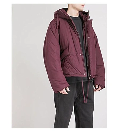 yeezy season 5 short puffer jacket