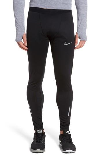 nike shield tech running tights