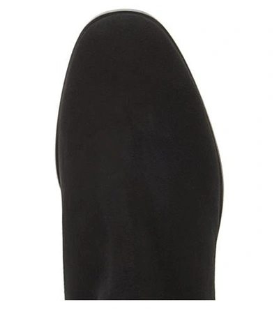 Shop Lk Bennett Archana Suede Over-the-knee Boots In Bla-black