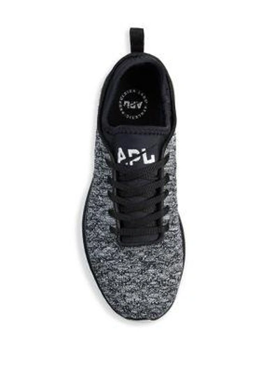 Shop Apl Athletic Propulsion Labs Techloom Phantom Sneakers In Cosmic Grey Black Speckle