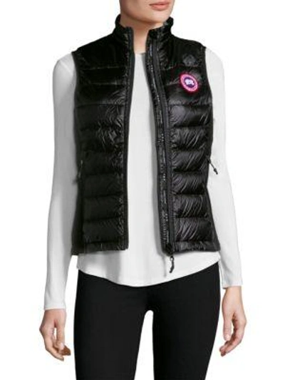Shop Canada Goose Hybridge Lite Vest In Black
